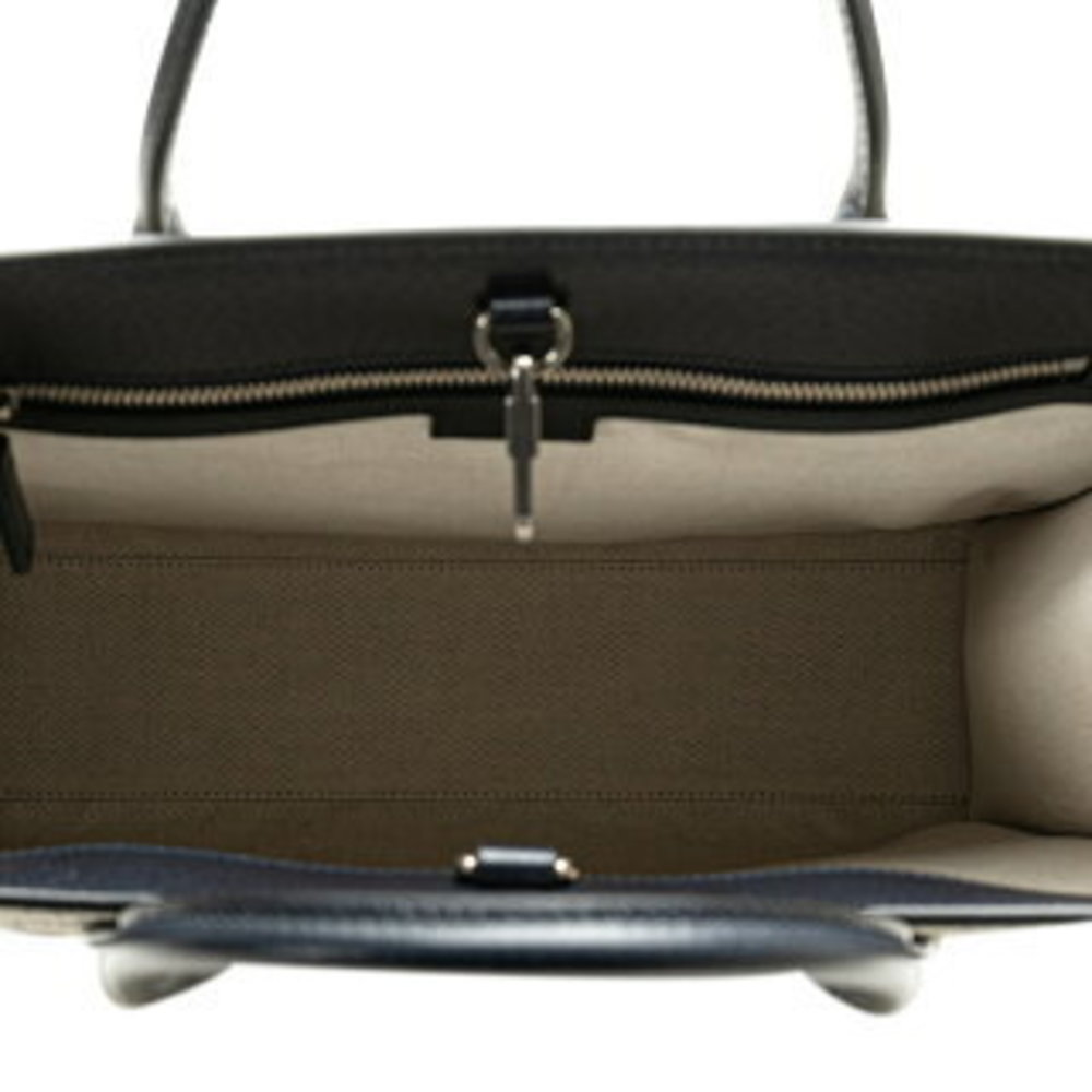 Gucci Gg Supreme Interlocking Gg Medium Tote Navy… - image 5